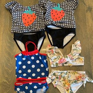 Set of 4 24M/2T swim suits